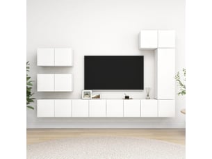 Meuble tv coloris blanc 30.5 cm <strong></strong>  <strong></strong>
