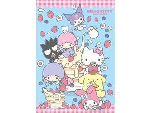 Puzzle 1000 pieces hello kitty avec poster 70 x 50 cm