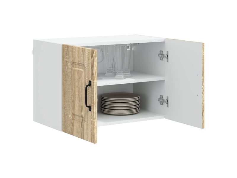 Meuble mural de cuisine | armoire de cuisine chêne sonoma 60x31x40cm shl9799 - Conforama C