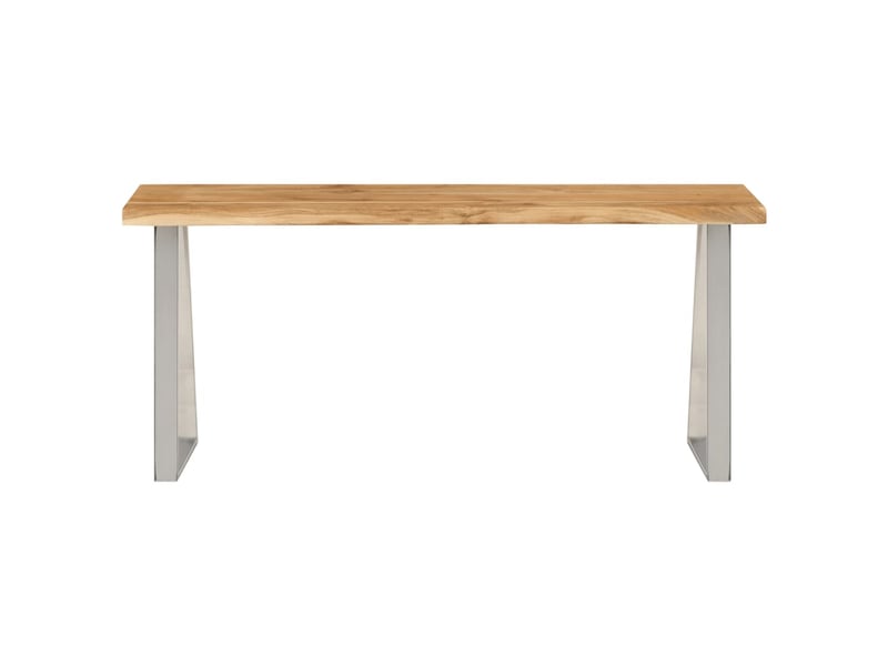  Banc avec bord vivant 105 cm bois d'acacia massif  - Conforama A