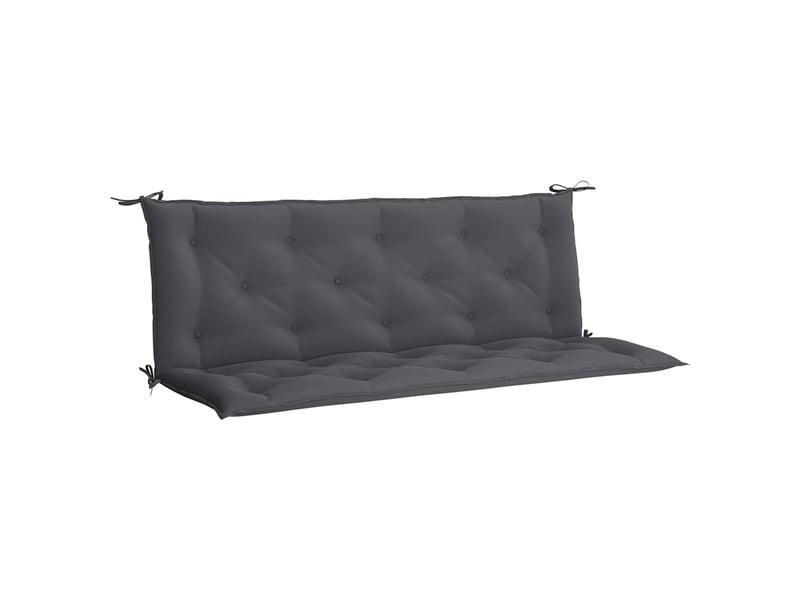 Coussin de banc de jardin, coussin d'assise anthracite tissu oxford cf52649  - Conforama A