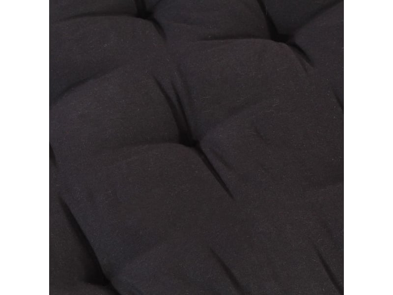  Coussin de canapé palette 100 % coton 120x80x10 cm noir dec021808  - Conforama B