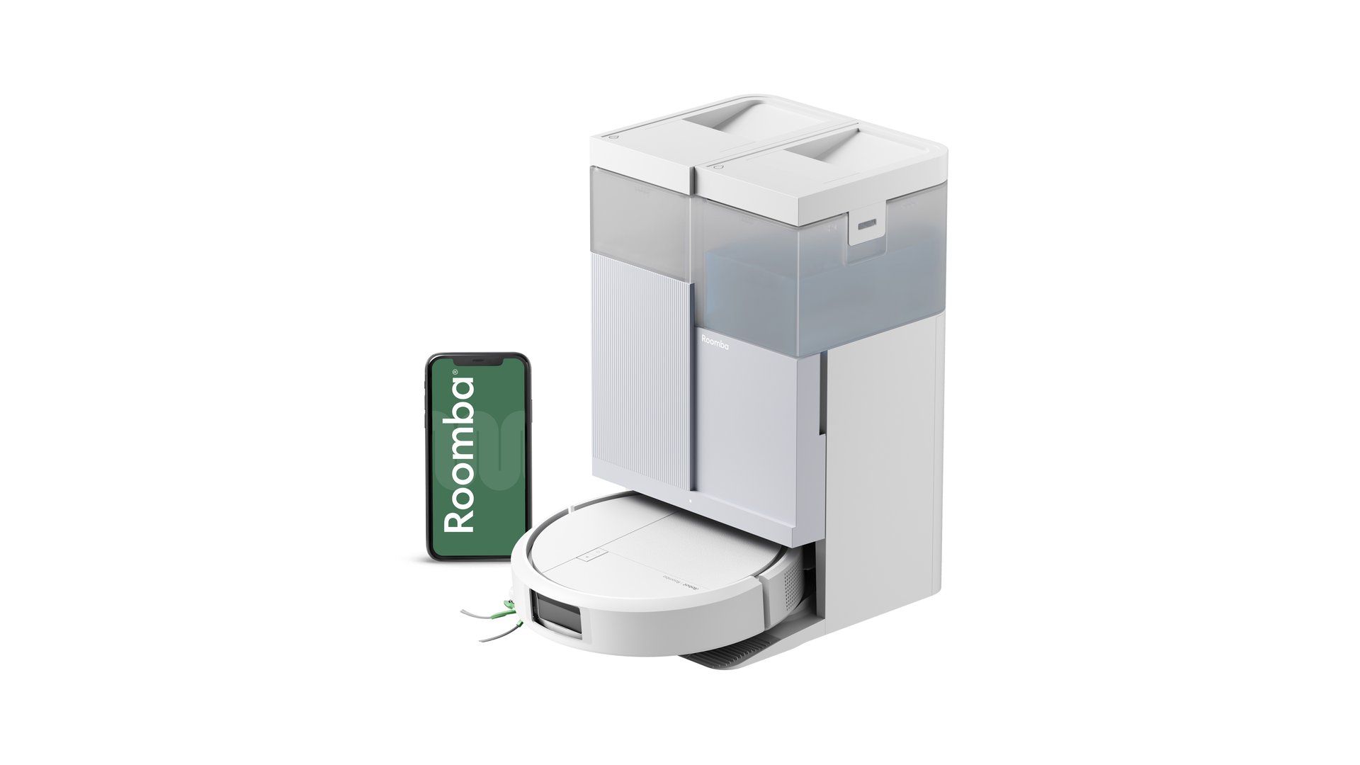 ASPI ROBOT 2EN1 IROBOT ROOMBA PLUS 415 G285240 Blanc Conforama