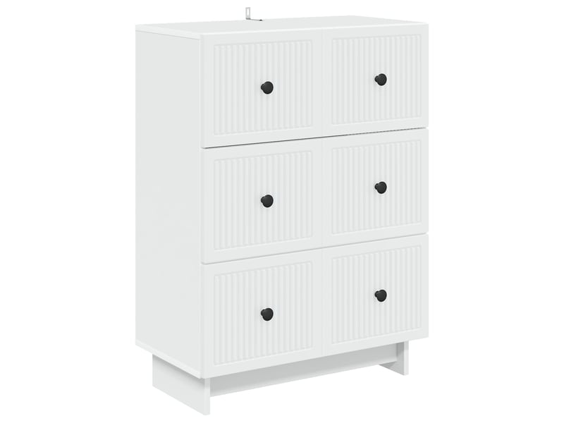  Armoire à tiroirs, rangement bureau blanc 66 x 34,5 x 90 cm bois d'ingénierie shl7802  - Conforama A