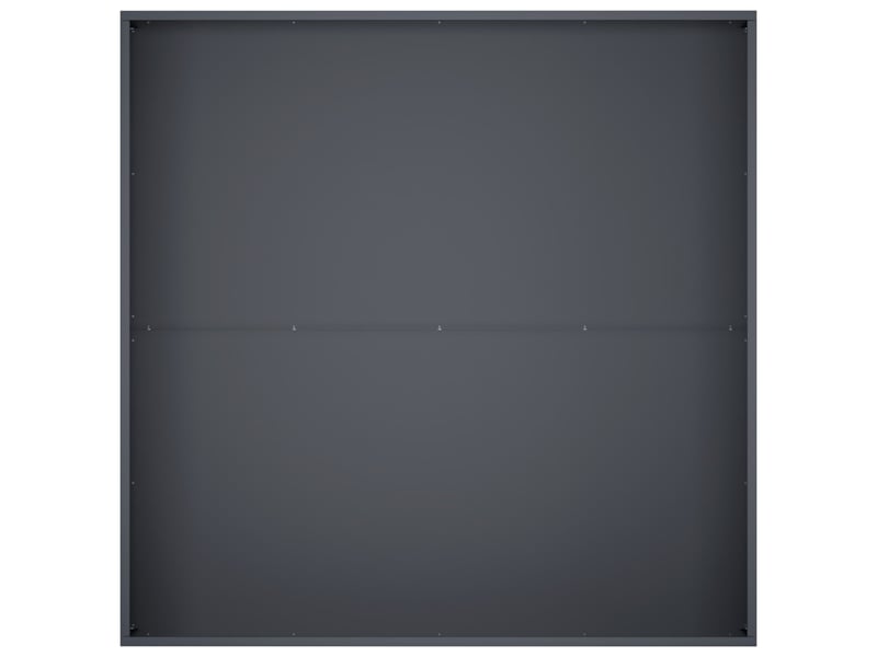  Jardinière - cache-pot de jardin 2 pcs anthracite 80 x 80 x 30 cm  - Conforama E