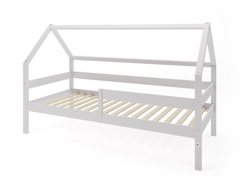  Yappysole - lit cabane 200x90 cm - gris clair 4754010388936 - Conforama B
