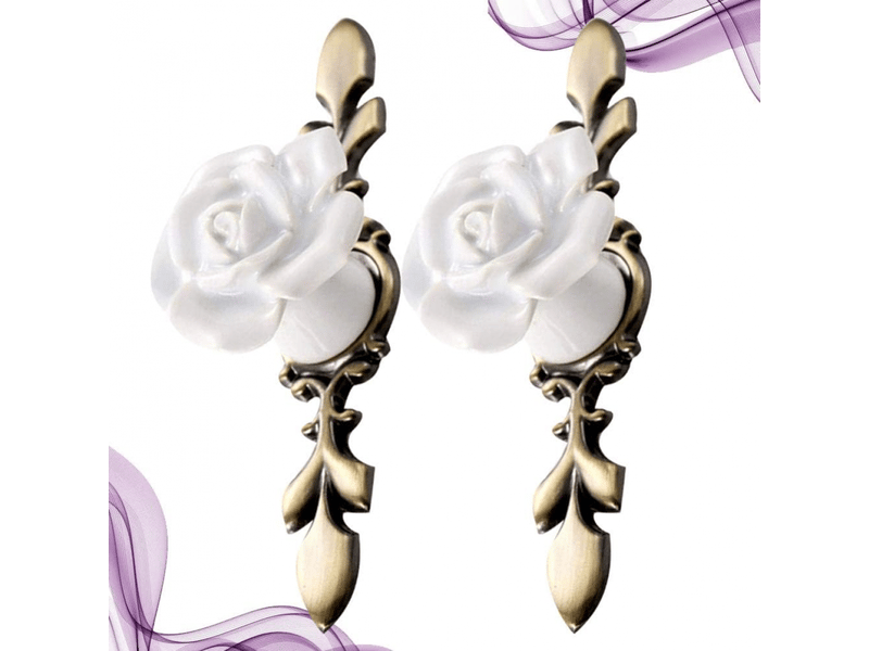  Bouton de porte en laiton, 10 pièces, poignées en laiton vintage, boutons pour meubles  - Conforama D
