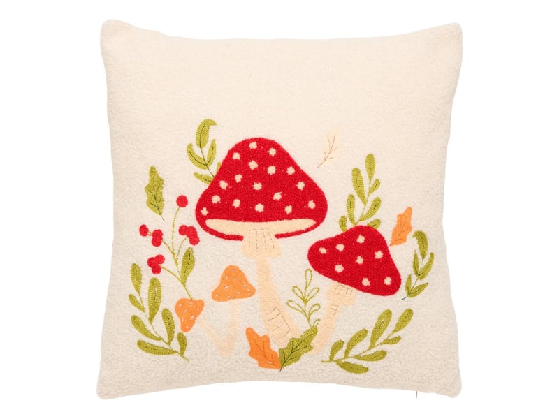 Coussin automne carré 45x45cm blanc AUTOMNE - Conforama A