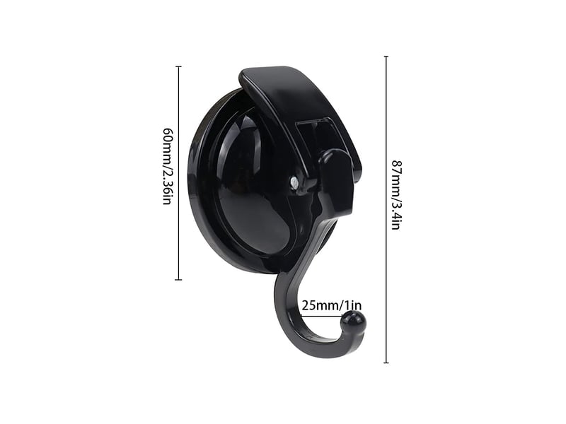  Crochets muraux noir - réf. Szpb844695jjzj  - Conforama C