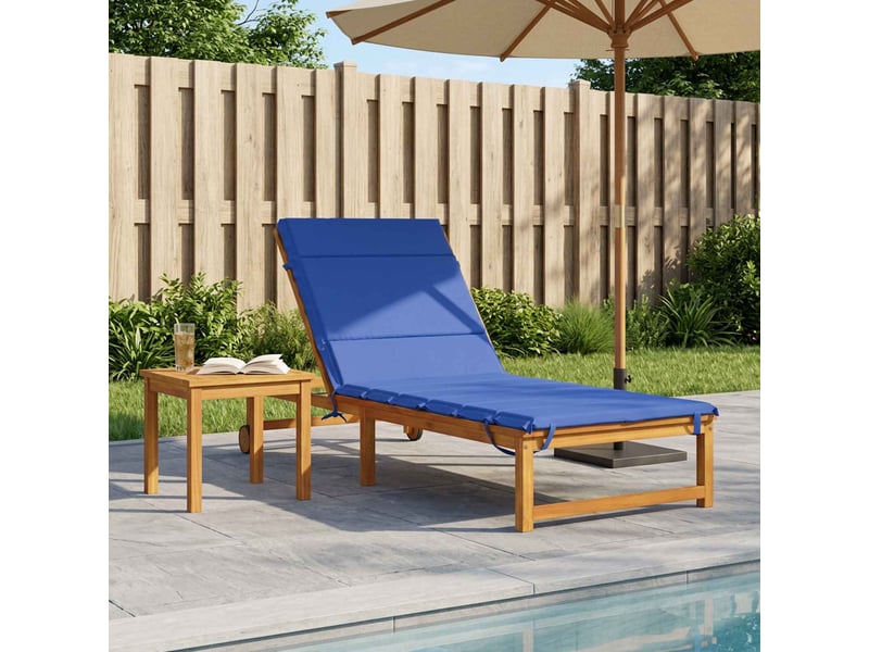  Coussin de transat, coussin pour bain de soleil gemert 100 % polyester bleu royal cf56133  - Conforama B