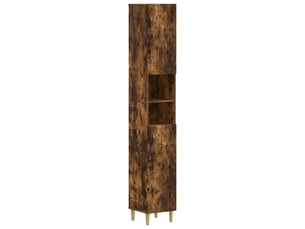 Colonne de salle de bain avec étagère ouverte delft chêne fumé