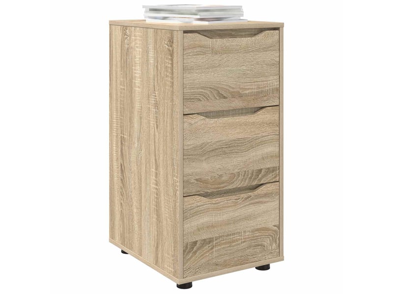  Armoire de rangement, commode de rangement 40 x 48 x 81 cm bois d'ingénierie shl4687  - Conforama C