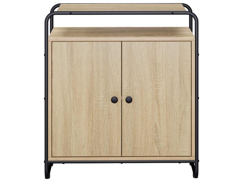 Buffet salon, buffet de rangement chêne sonoma 68x35x75 cm bois d'ingénierie shl91544 - Conforama D