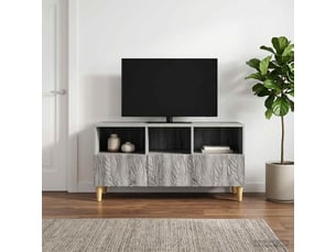 Meuble tv coloris gris 102 cm <strong></strong>  <strong></strong>
