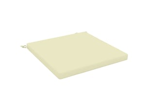 Coussin de siège, coussin d'assise 1 pièce soest 100 % polyester crème cf55605