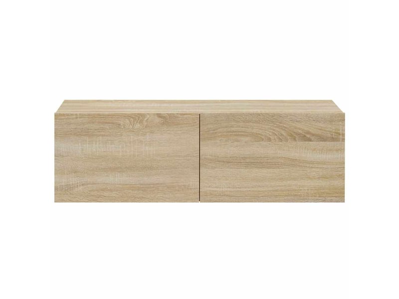  Ensemble de meubles tv 3 pcs chêne sonoma bois d'ingénierie shl73605  - Conforama E