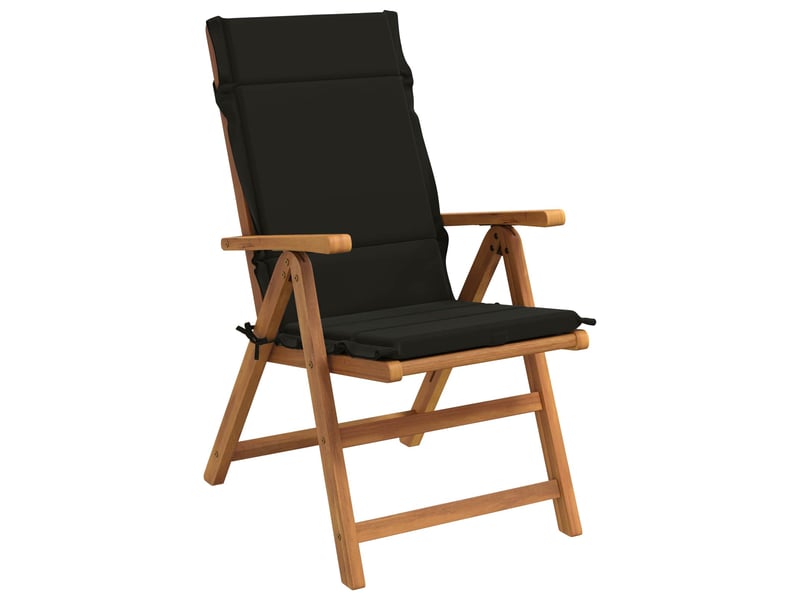  Lot de 6 coussins de chaise à dossier haut gemert noir cf59383  - Conforama C