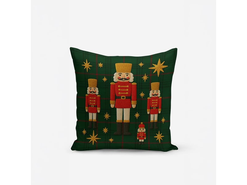  Housse de coussin déco de noël 43x43 cm kamin  - Conforama A