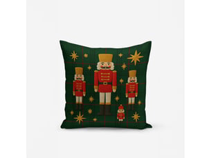 Housse de coussin déco de noël 43x43 cm kamin