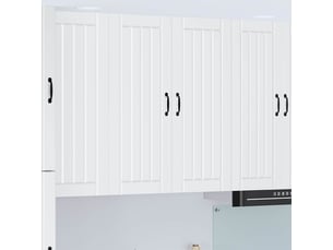 Meuble mural de cuisine, armoire de cuisine blanc 80x31x100cm bois d'ingénierie shl652