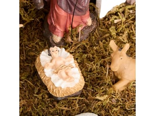 Crèche de noël novea 11 santons 50 x 27 cm