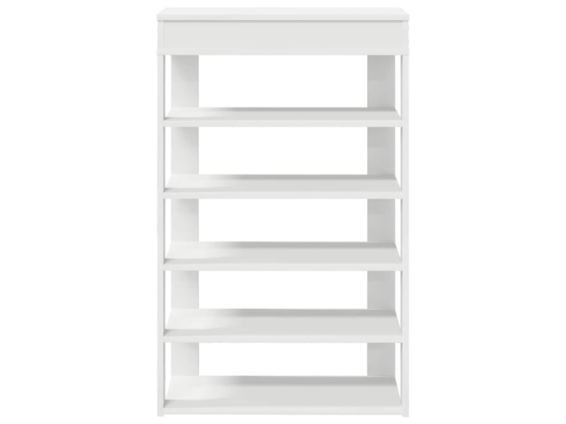  Meuble à chaussures, étagère à chaussures blanc 60x30x98 cm bois d'ingénierie  - Conforama D