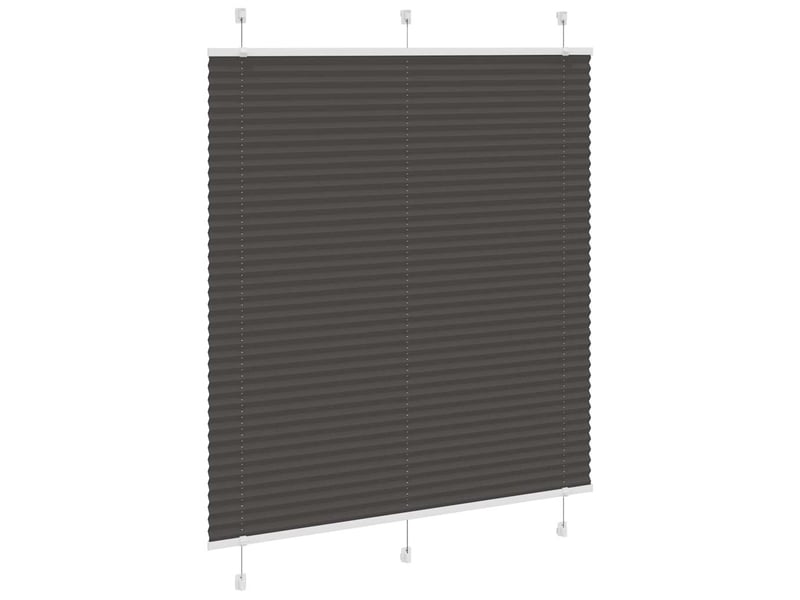  Store plissé, store de fenêtre noir 120x100 cm largeur du tissu 119,4cm polyester cf46928  - Conforama C