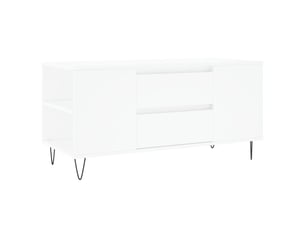 Table basse rectangulaire coloris blanc  