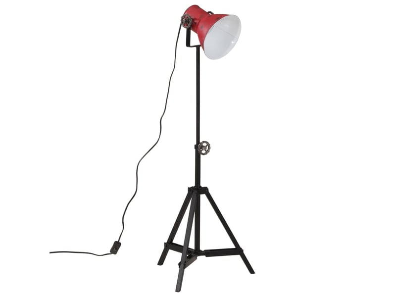  Lampadaire salon, lampe sur pied 25 w rouge délavé 35x35x6595 cm e27  - Conforama A