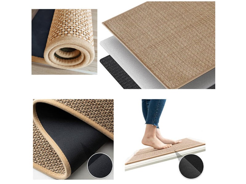  Marron, tapis de cuisine 40x120 cm, tapis de cuisine devant l'évier, antidérapant, lavable, tapis de couloir de cuisine, bureau, buanderie  - Conforama D