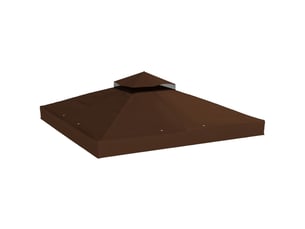 Toit de rechange pour pavillon - dimensions 300x300 cm - tissu oxford 600d - protection upf30+