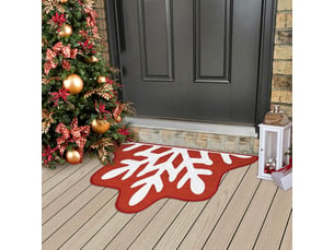 Paillasson décoratif de noël, tapis de bienvenue, tapis de sol d'intérieur, tapis de sol pour noël, sapin de noël, paillasson pour entrée, cuisine, 40