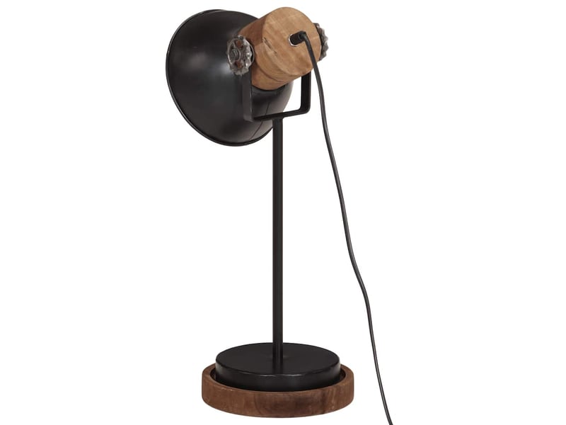  Lampe de bureau 25 w noir 17x17x50 cm e27  - Conforama E