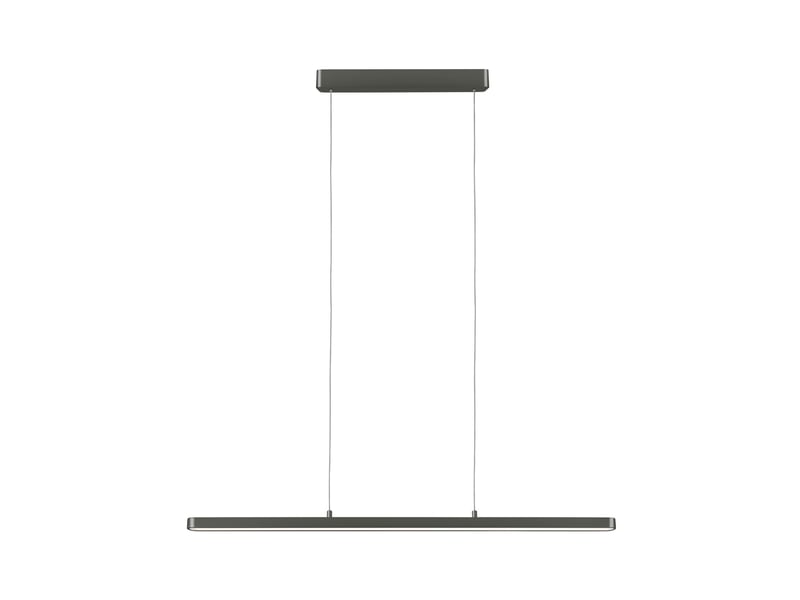  Luminaire en suspension led lento 2700k 2200lm 36w titanium gradable  - Conforama A