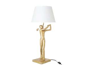 Lampe à poser golfeur viggo 80cm doré