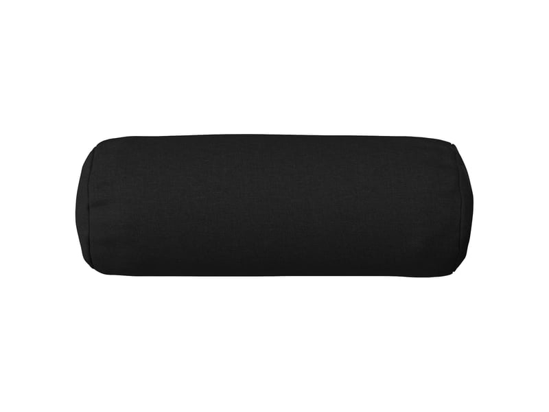  Lot de 6 housses de coussin heerlen noir ø 15 x 40 cm tissu cf49704  - Conforama C