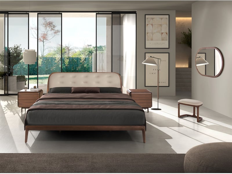  Banquette en similicuir couleur sable 5199 - Conforama R