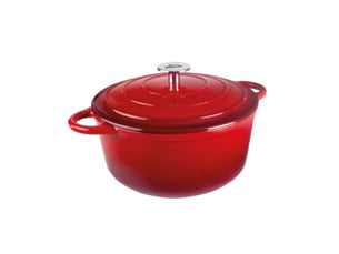 Lacor - cocotte ronde 20cm rouge  71730 -