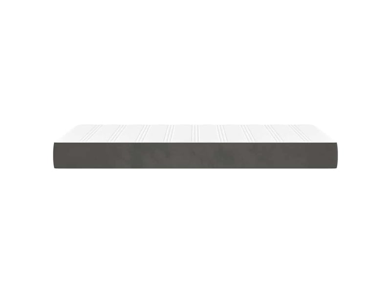 Matelas de lit à ressorts ensachés fermeté moyenne gris foncé 90x190x20 cm  - Conforama D