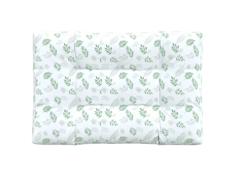  Coussin de palette, coussin de chaise, coussin de canapé à motif de feuilles 120x80x12 cm tissu cf55263  - Conforama A