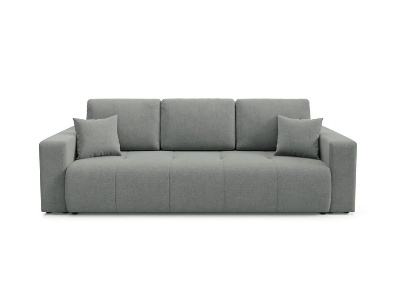  Canapé convertible molinio gris clair  - Conforama A