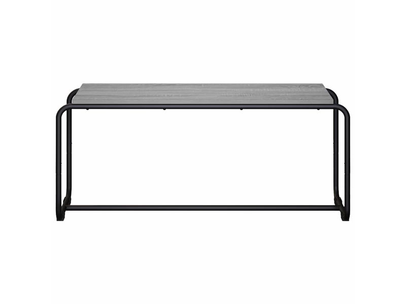  Meuble tv moderne, banc tv 98x35,5x42 cm sonoma gris bois d'ingénierie  - Conforama C