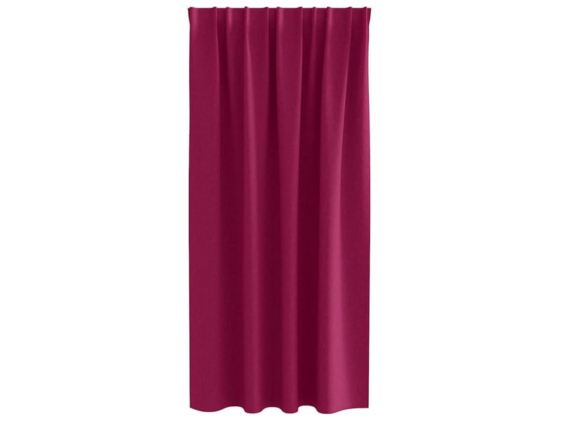 Lot de 2 rideaux occultants, rideaux black-out avec anneaux bordeaux 175 x 140 cm cf44611 - Conforama D