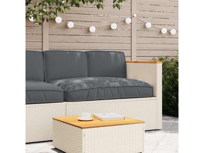  Ensemble de coussins tissu oxford anthracite 120 x 80 x 52 cm cf60916  - Conforama D