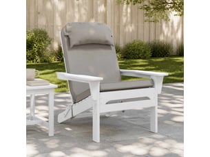 Coussin de transat ensoleillé, coussin pour bain de soleil 100 % polyester gris cf55996