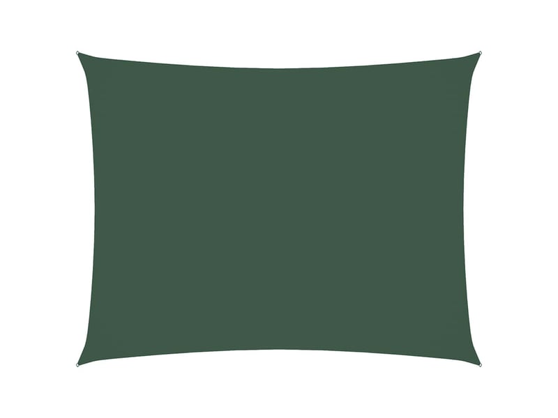  Voile de parasol - voile d'ombrage tissu oxford rectangulaire 4x5 m vert foncé  - Conforama A