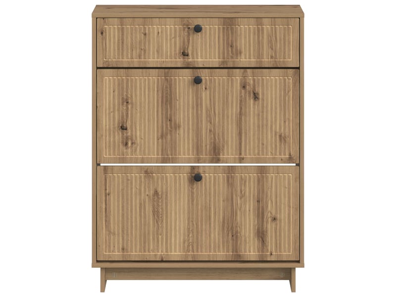  Meuble à chaussures, armoire à chaussures ede 78x24x103 cm bois d'ingénierie shl1998  - Conforama D
