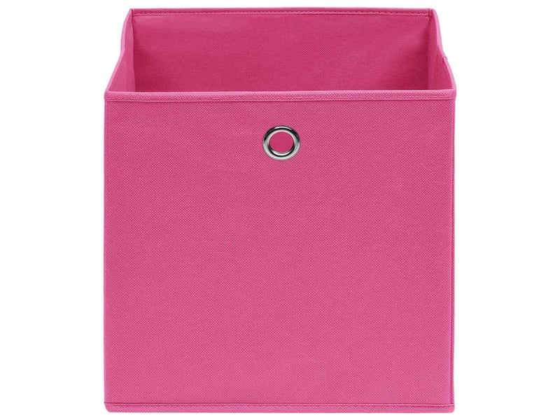  Boîtes de rangement 4 pcs rose 32x32x32 cm tissu  - Conforama C