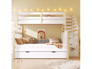 Lit superposé 140x200 cm <strong>MODENUIT </strong>  <strong></strong> coloris bicolore
