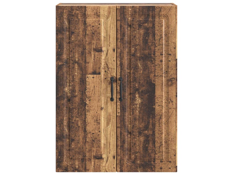  Armoire murale salon 66x34,5x90cm bois d'ingénierie bois ancien shl2899  - Conforama D